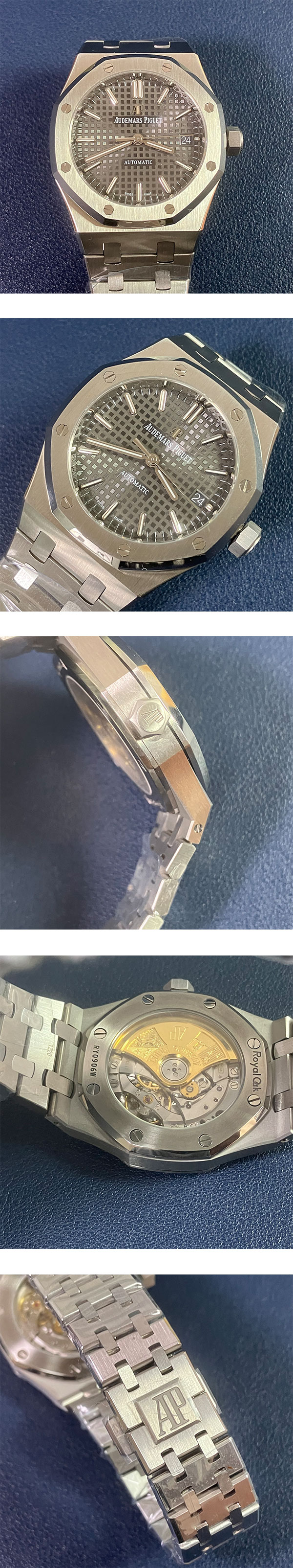 IP工場 最高級オーデマ・ピゲコピー ロイヤルオーク 37mm 15450ST.OO.1256ST.02 グレー 大人気アイテム